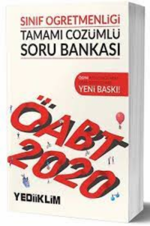 2020 ÖABT Sınıf Öğretmenliği Tamamı Çözümlü Soru Bankası Yediiklim Yayınları