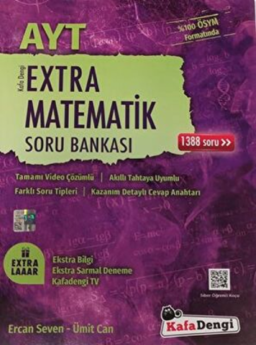 AYT Extra Matematik Soru Bankası Kafa Dengi Yayınları